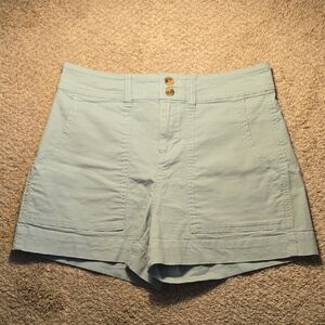 A New Day Light Green Shorts  Cotton And Spandex Size 4